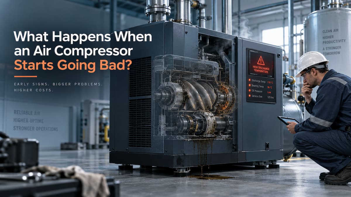 What happens when an air compressor goes bad?