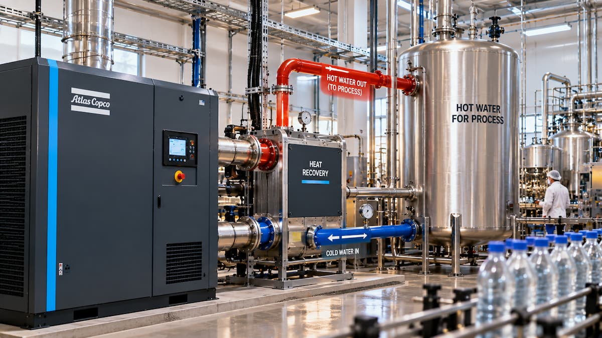 Compressed Air Heat Recovery in Food and Beverage Plants
