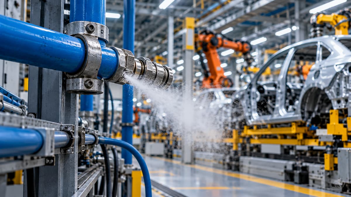 The Hidden Cost of Compressed Air Leaks in Automotive Plants